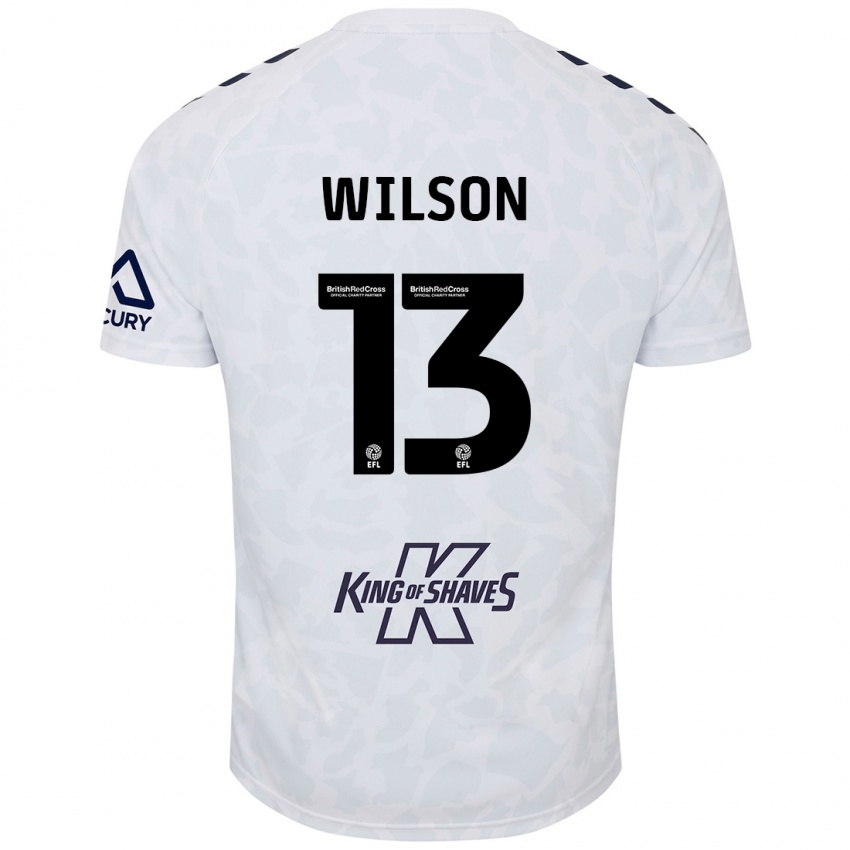 Heren Ben Wilson #13 Wit Uitshirt Uittenue 2024/25 T-Shirt