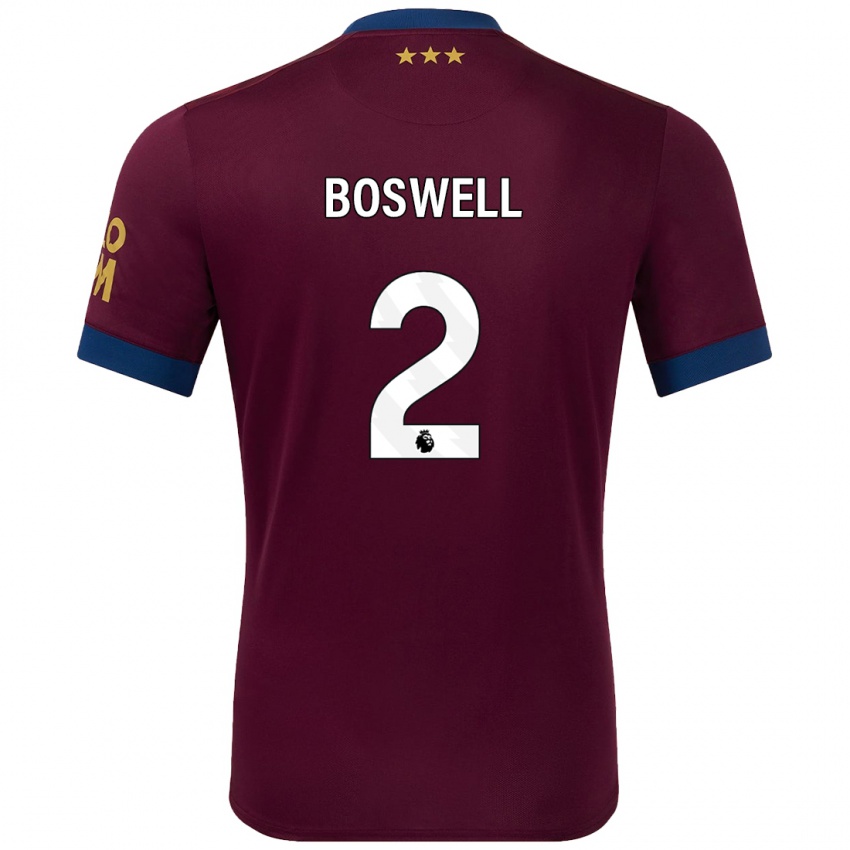 Heren Maria Boswell #2 Bruin Uitshirt Uittenue 2024/25 T-Shirt