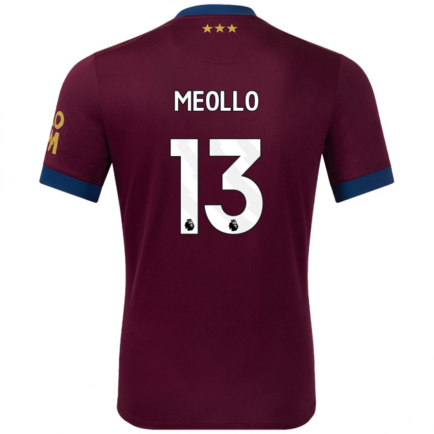 Heren Nina Meollo #13 Bruin Uitshirt Uittenue 2024/25 T-Shirt