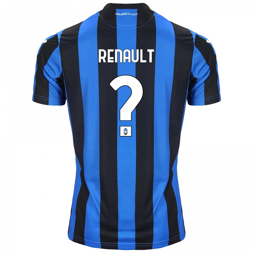 Dames Guillaume Renault #0 Blauw Zwart Thuisshirt Thuistenue 2024/25 T-Shirt