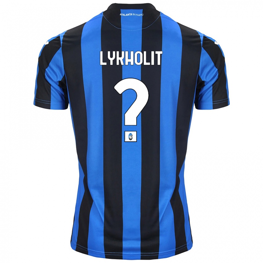 Dames Ivan Lykholit #0 Blauw Zwart Thuisshirt Thuistenue 2024/25 T-Shirt