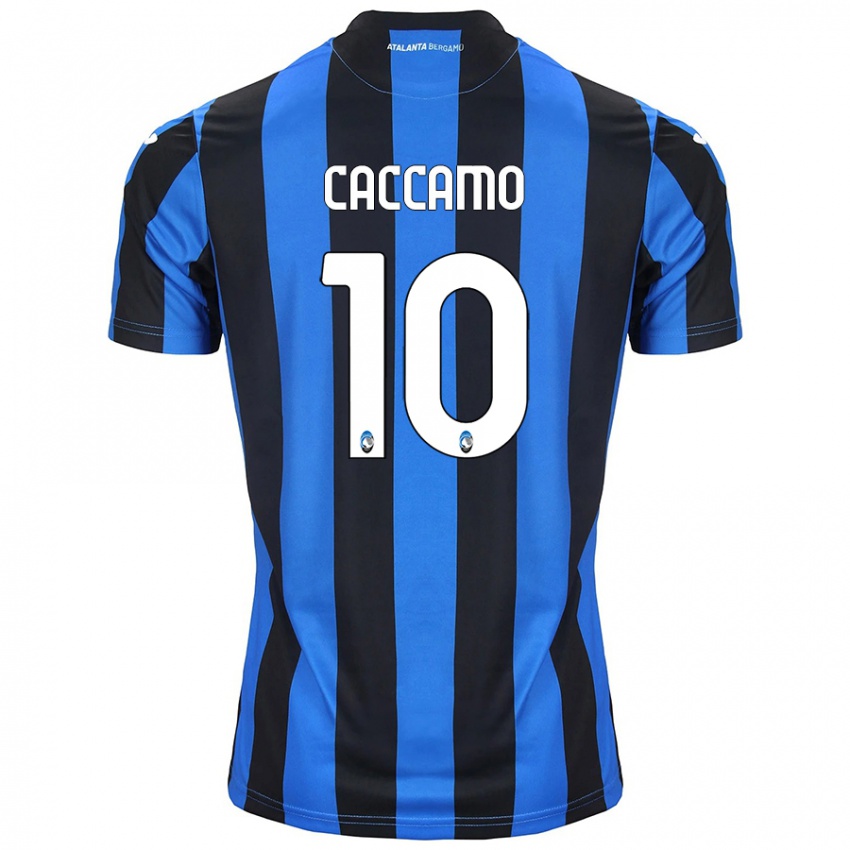 Dames Patrizia Caccamo #10 Blauw Zwart Thuisshirt Thuistenue 2024/25 T-Shirt