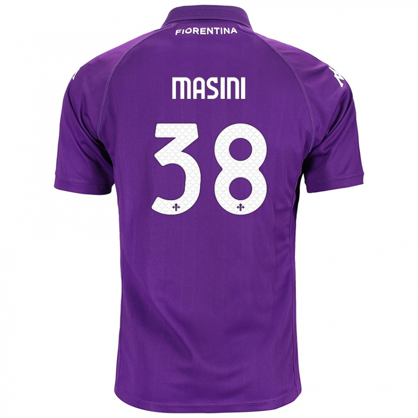 Dames Linda Masini #38 Paars Thuisshirt Thuistenue 2024/25 T-Shirt