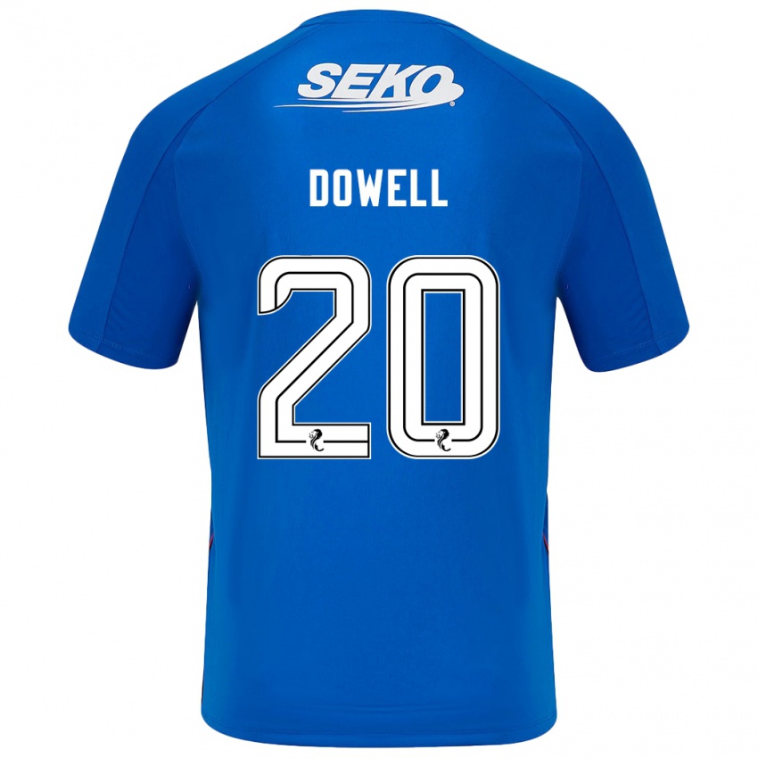 Dames Kieran Dowell #20 Donkerblauw Thuisshirt Thuistenue 2024/25 T-Shirt