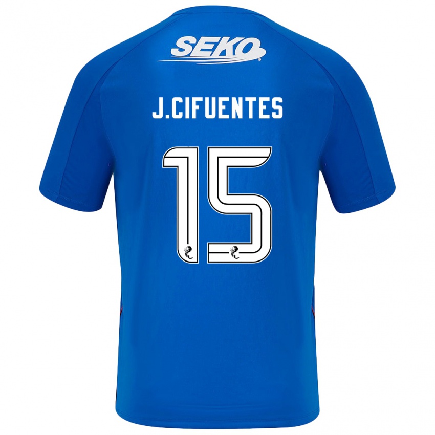 Dames José Cifuentes #15 Donkerblauw Thuisshirt Thuistenue 2024/25 T-Shirt