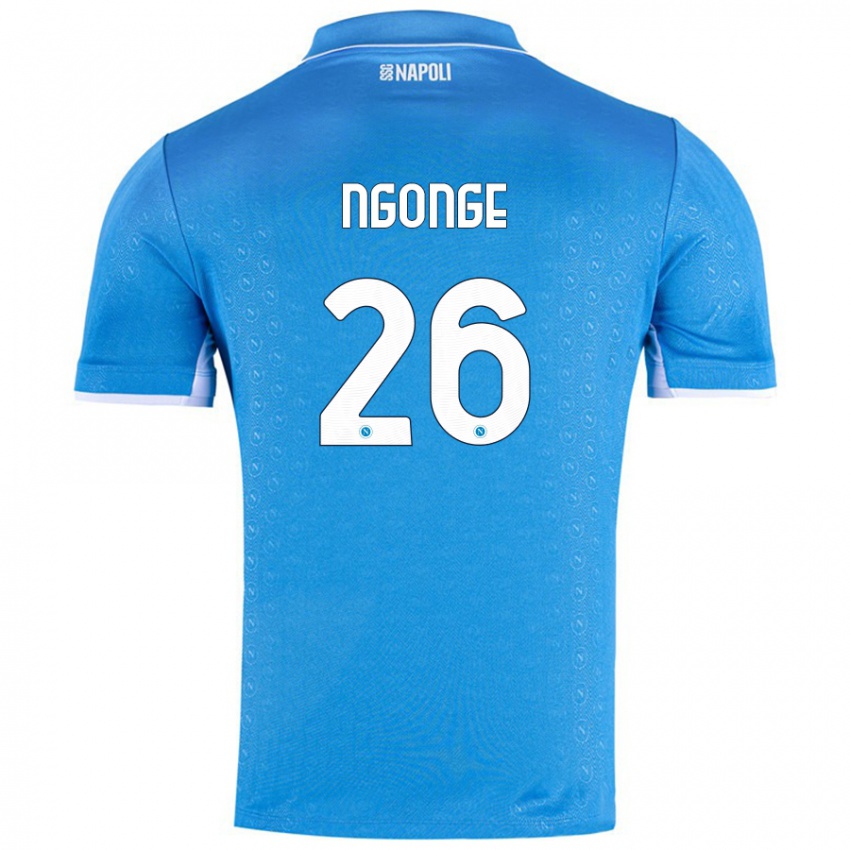 Dames Cyril Ngonge #26 Hemelsblauw Thuisshirt Thuistenue 2024/25 T-Shirt