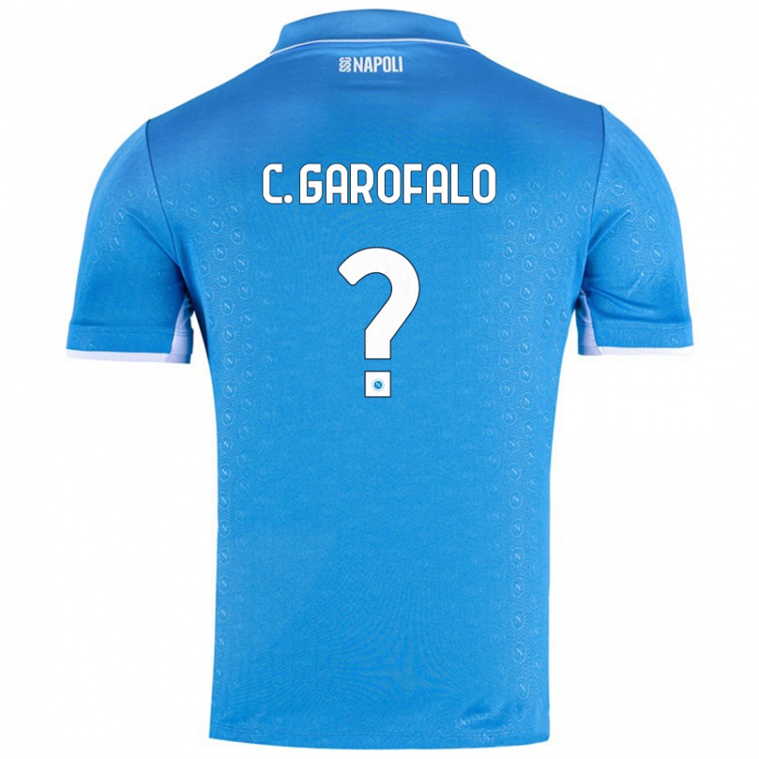 Dames Christian Garofalo #0 Hemelsblauw Thuisshirt Thuistenue 2024/25 T-Shirt