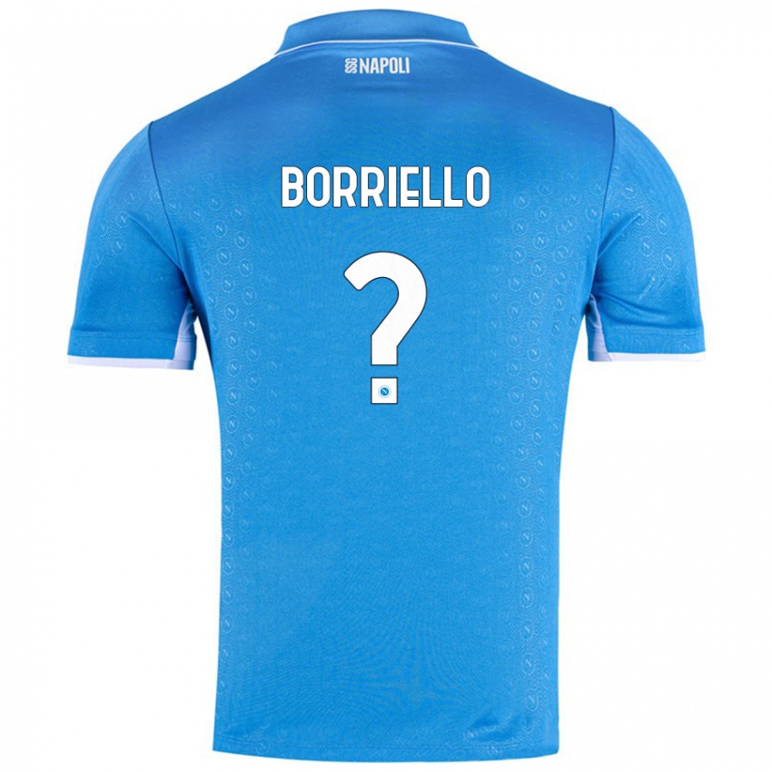 Dames Salvatore Borriello #0 Hemelsblauw Thuisshirt Thuistenue 2024/25 T-Shirt