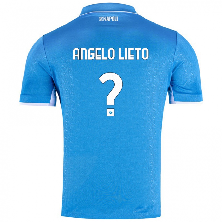 Dames Angelo Lieto #0 Hemelsblauw Thuisshirt Thuistenue 2024/25 T-Shirt