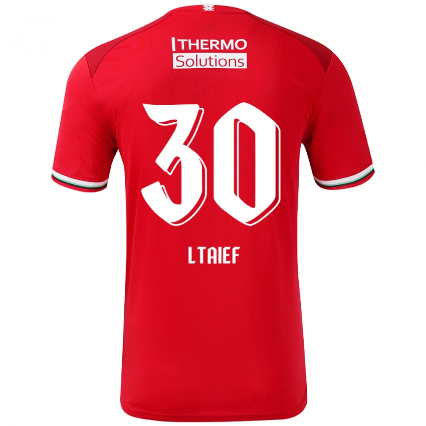 Dames Sayfallah Ltaief #30 Rood Wit Thuisshirt Thuistenue 2024/25 T-Shirt