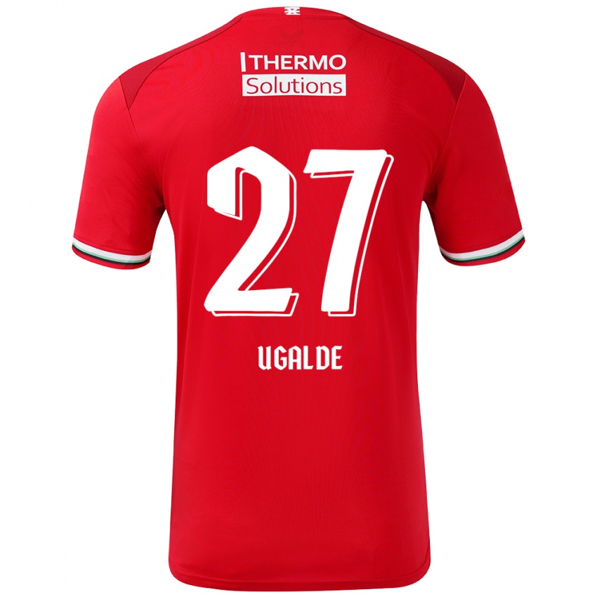 Dames Manfred Ugalde #27 Rood Wit Thuisshirt Thuistenue 2024/25 T-Shirt