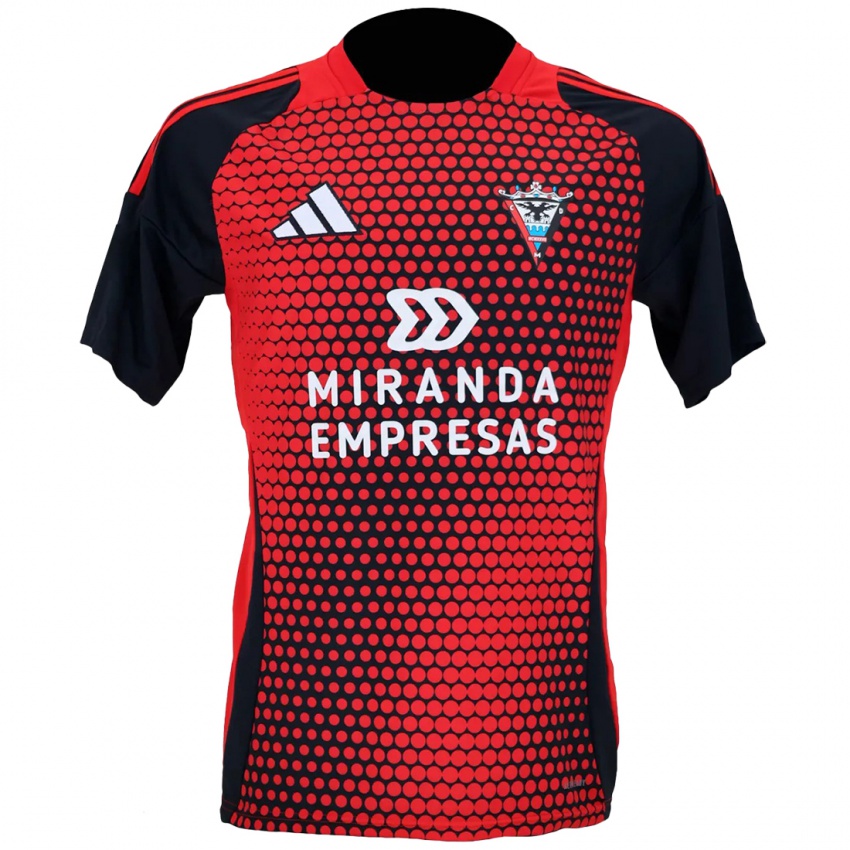 Dames Luis López #1 Rood Zwart Thuisshirt Thuistenue 2024/25 T-Shirt