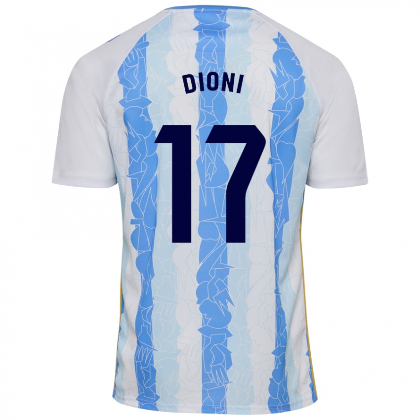 Dames Dioni #17 Wit Blauw Thuisshirt Thuistenue 2024/25 T-Shirt