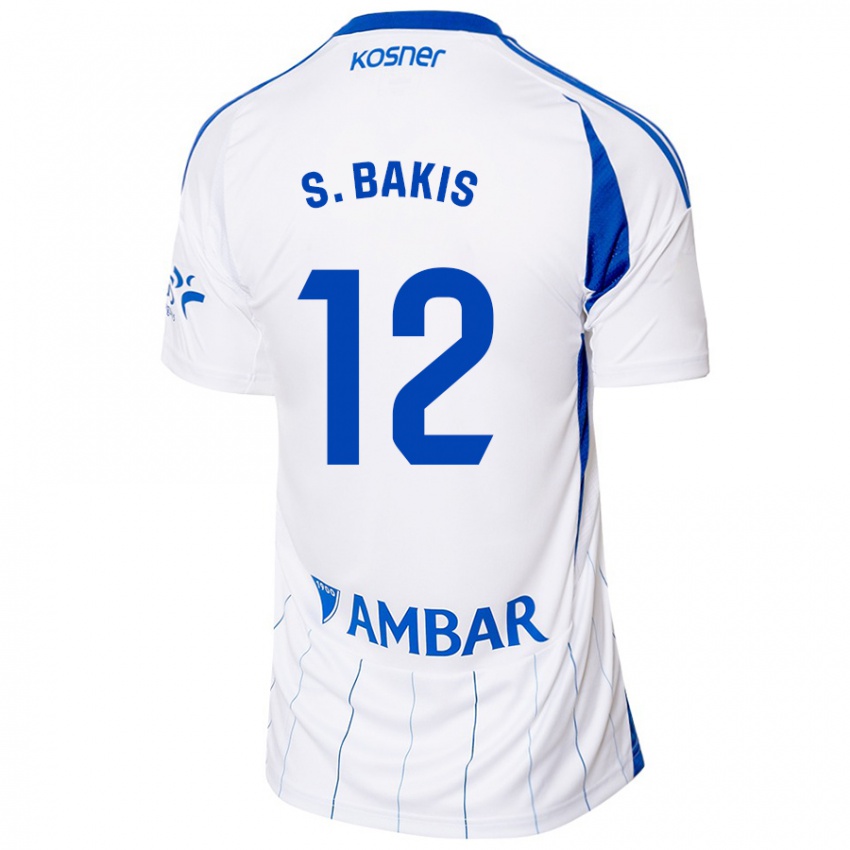 Dames Sinan Bakış #12 Rood Wit Thuisshirt Thuistenue 2024/25 T-Shirt