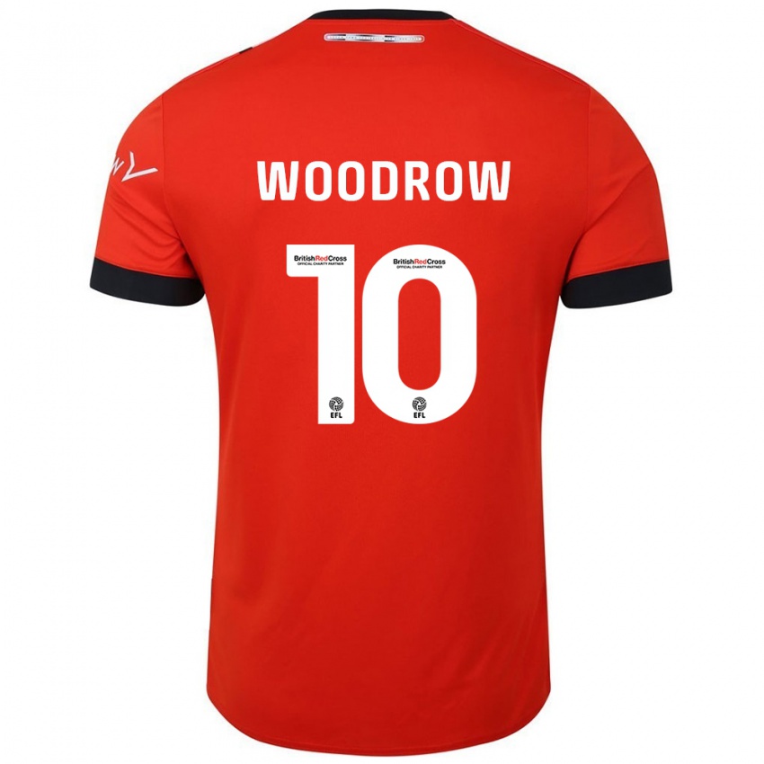 Dames Cauley Woodrow #10 Oranje Zwart Thuisshirt Thuistenue 2024/25 T-Shirt