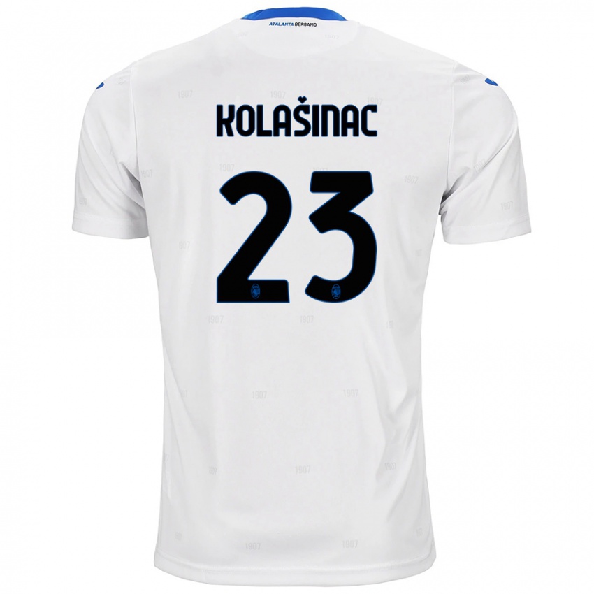 Dames Sead Kolasinac #23 Wit Uitshirt Uittenue 2024/25 T-Shirt