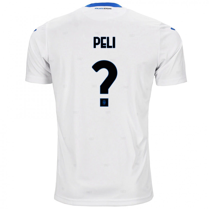 Dames Lorenzo Peli #0 Wit Uitshirt Uittenue 2024/25 T-Shirt