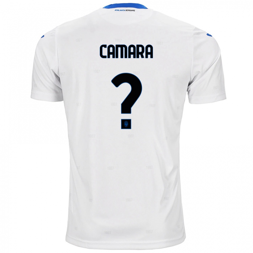 Dames Ibrahima Camara #0 Wit Uitshirt Uittenue 2024/25 T-Shirt