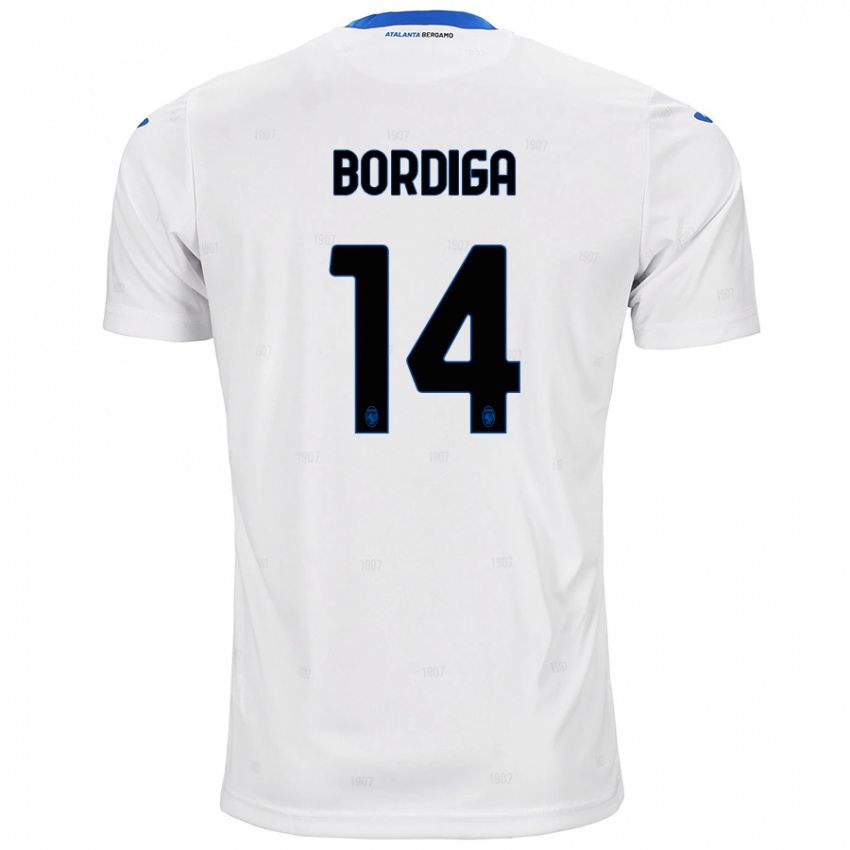 Dames Michele Bordiga #14 Wit Uitshirt Uittenue 2024/25 T-Shirt