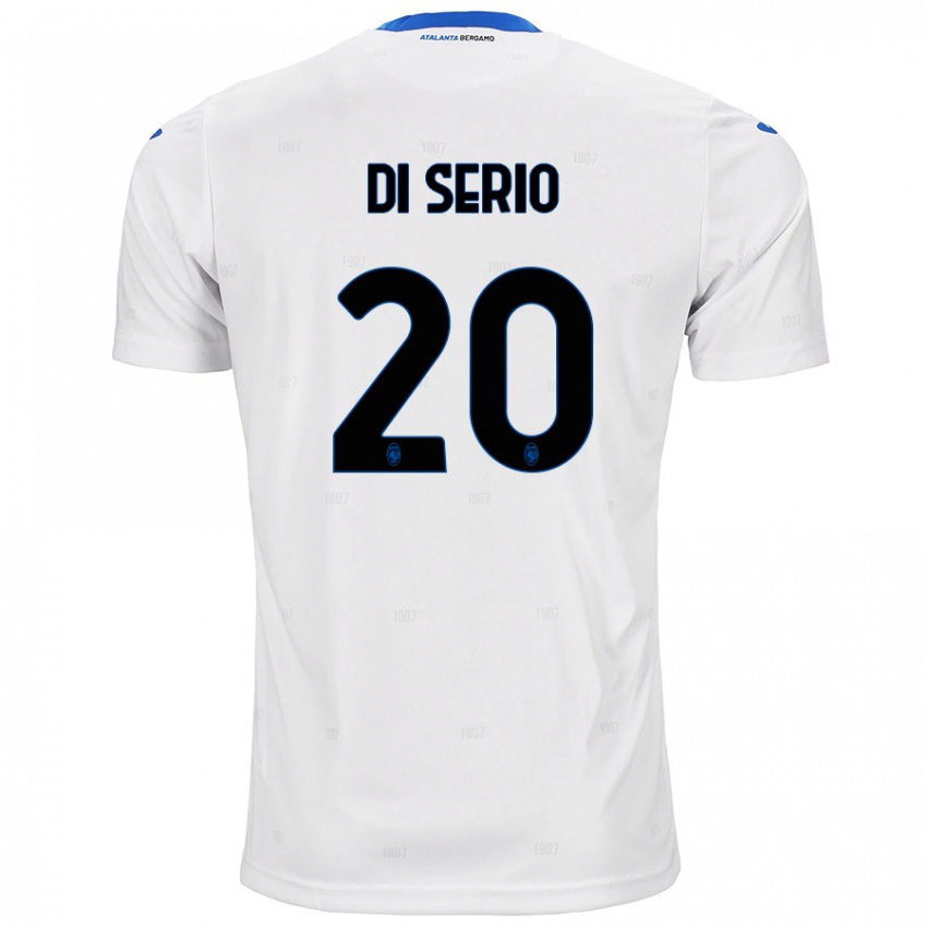 Dames Giuseppe Di Serio #20 Wit Uitshirt Uittenue 2024/25 T-Shirt