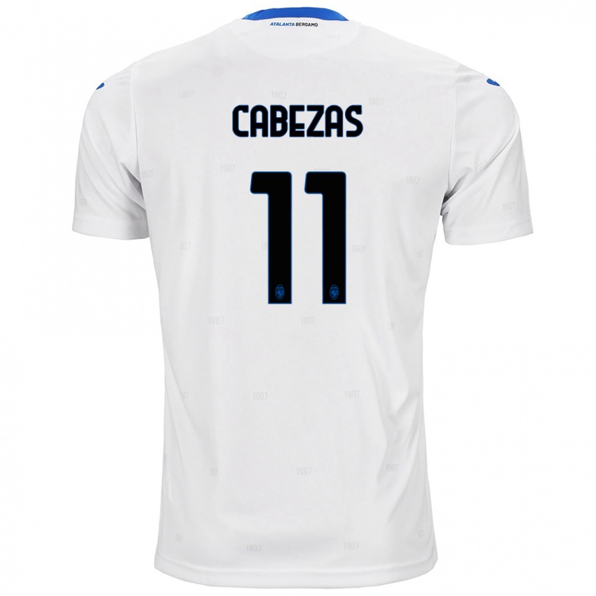 Dames Bryan Cabezas #11 Wit Uitshirt Uittenue 2024/25 T-Shirt