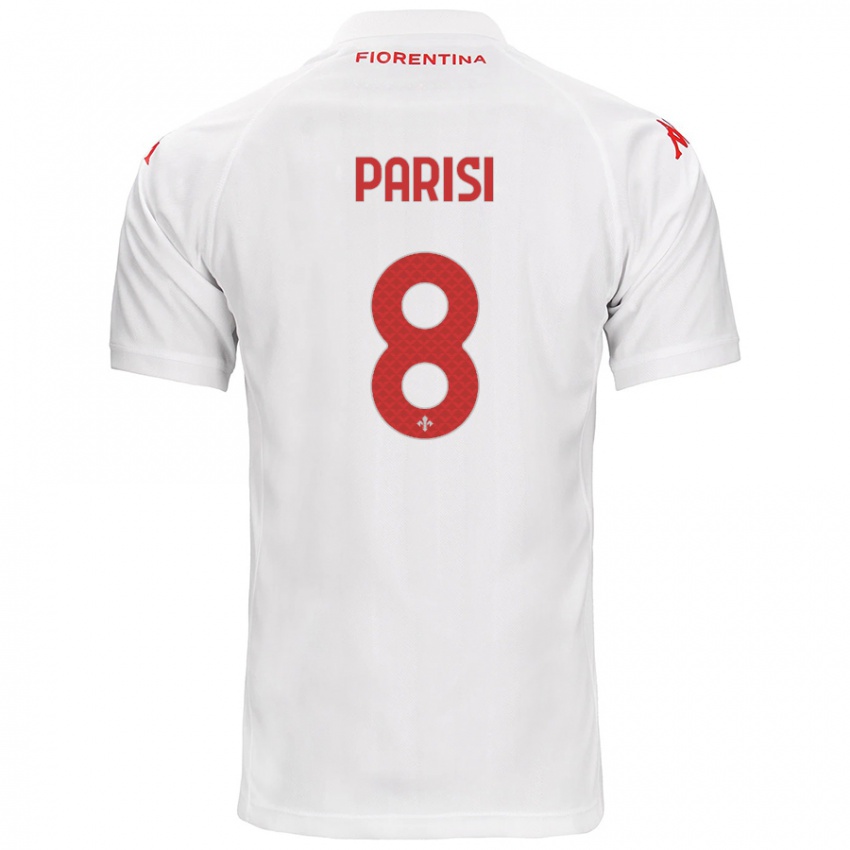 Dames Alice Parisi #8 Wit Uitshirt Uittenue 2024/25 T-Shirt