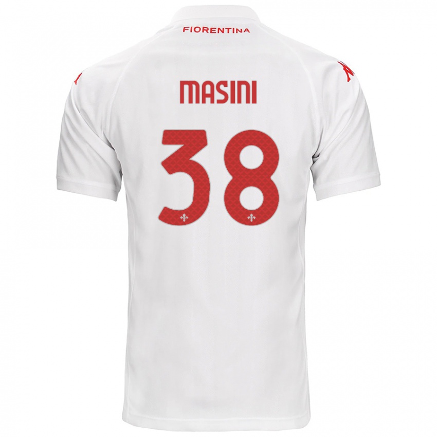 Dames Linda Masini #38 Wit Uitshirt Uittenue 2024/25 T-Shirt