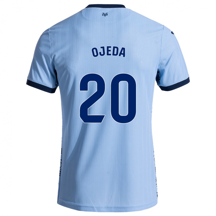 Dames Thiago Ojeda #20 Hemelsblauw Uitshirt Uittenue 2024/25 T-Shirt