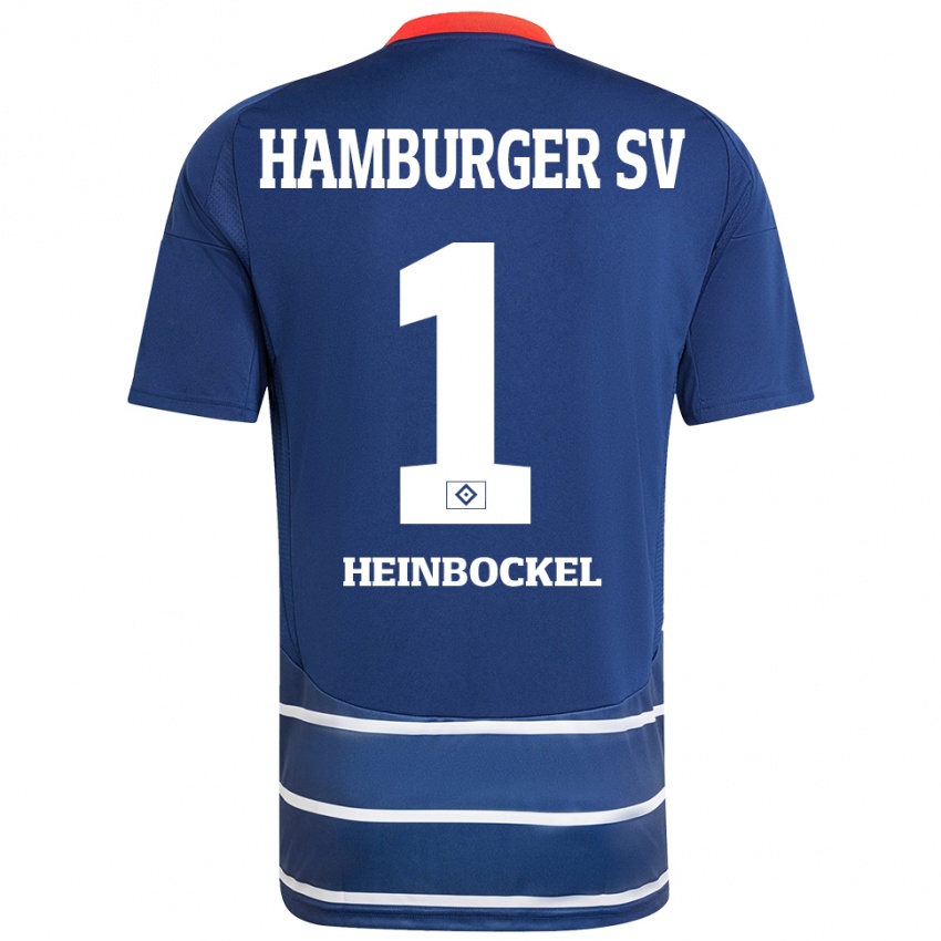 Dames Simon Heinbockel #1 Donkerblauw Uitshirt Uittenue 2024/25 T-Shirt