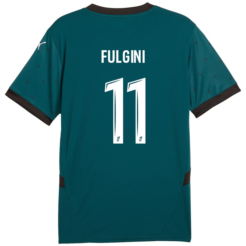 Dames Angelo Fulgini #11 Donkergroen Uitshirt Uittenue 2024/25 T-Shirt