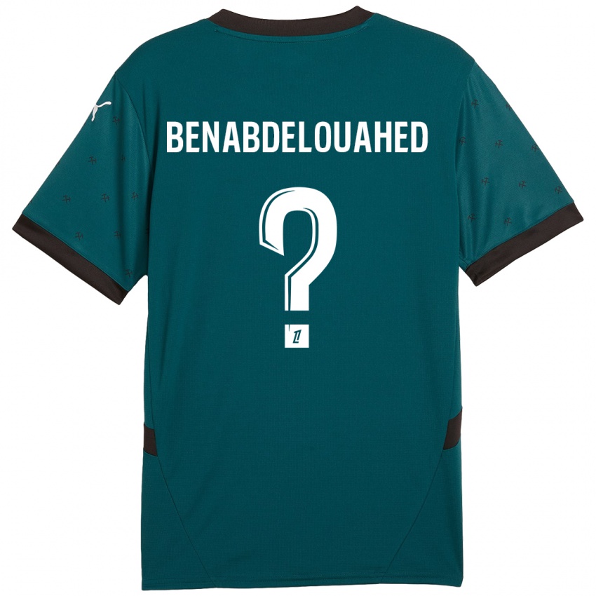 Dames Kaïs Benabdelouahed #0 Donkergroen Uitshirt Uittenue 2024/25 T-Shirt