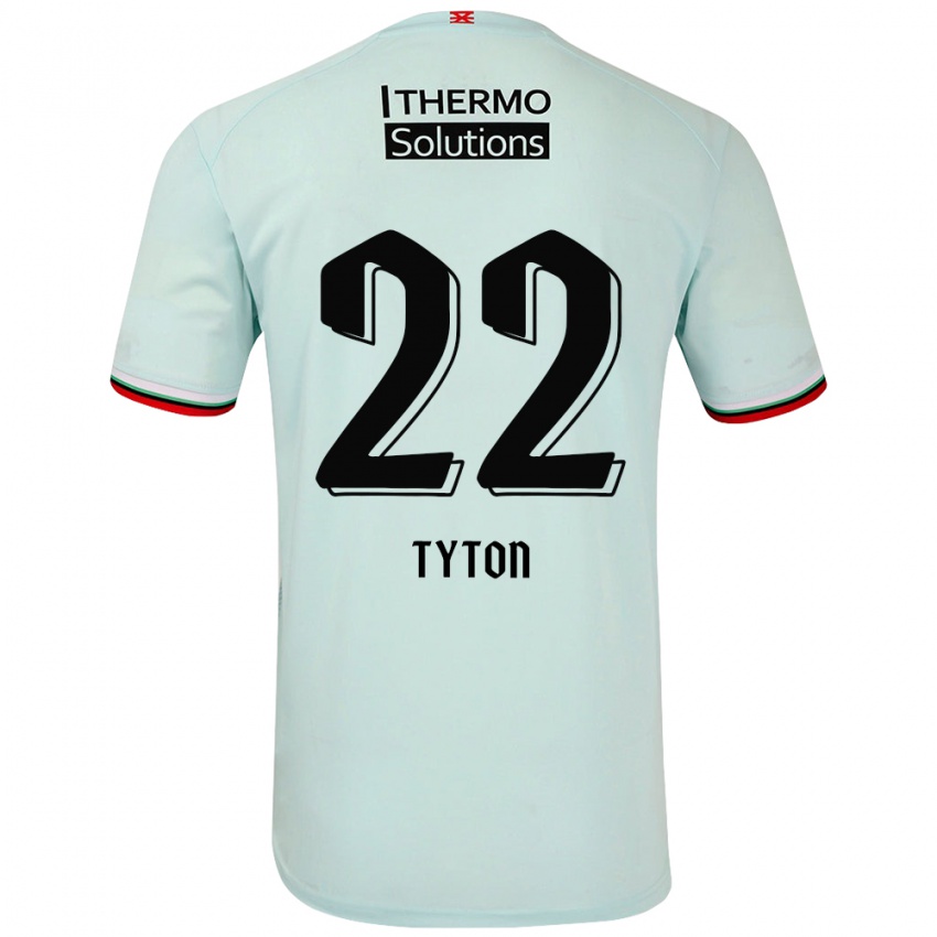 Dames Przemyslaw Tyton #22 Lichtgroen Uitshirt Uittenue 2024/25 T-Shirt