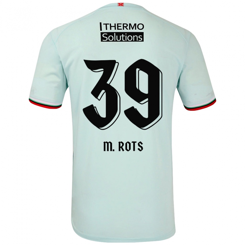 Dames Mats Rots #39 Lichtgroen Uitshirt Uittenue 2024/25 T-Shirt