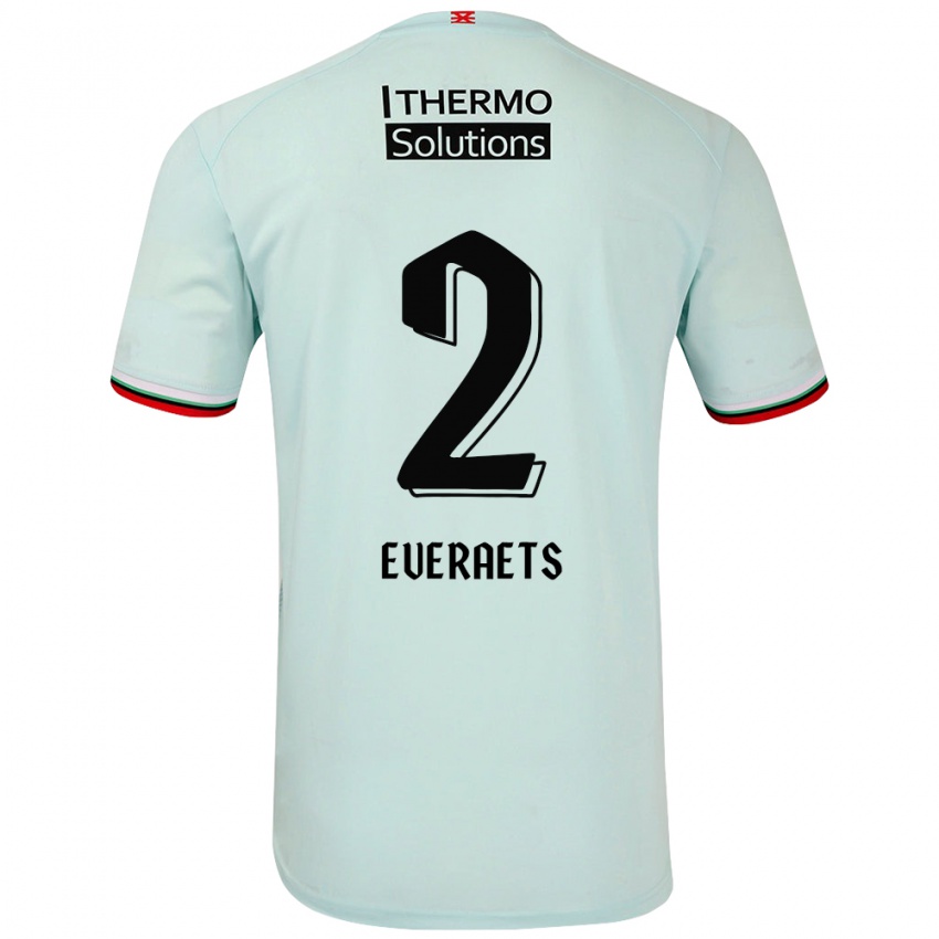 Dames Kim Everaets #2 Lichtgroen Uitshirt Uittenue 2024/25 T-Shirt