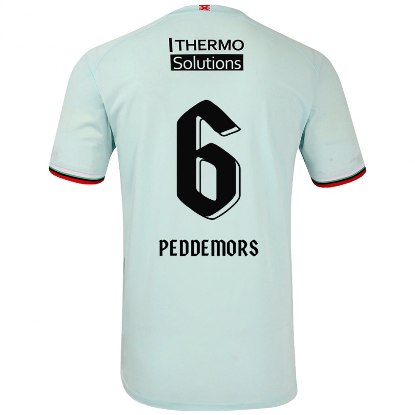 Dames Ella Peddemors #6 Lichtgroen Uitshirt Uittenue 2024/25 T-Shirt