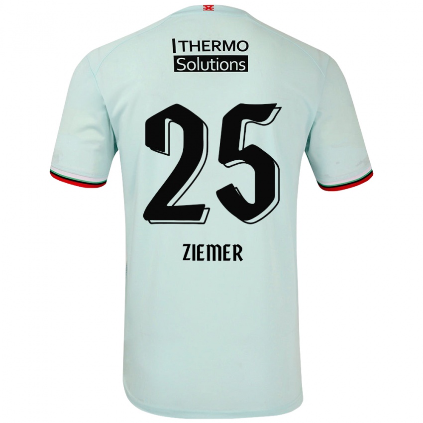 Dames Taylor Ziemer #25 Lichtgroen Uitshirt Uittenue 2024/25 T-Shirt