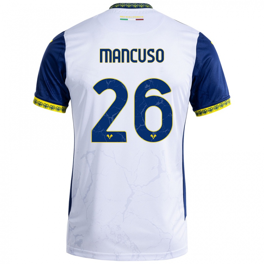 Dames Giulia Mancuso #26 Witblauw Uitshirt Uittenue 2024/25 T-Shirt