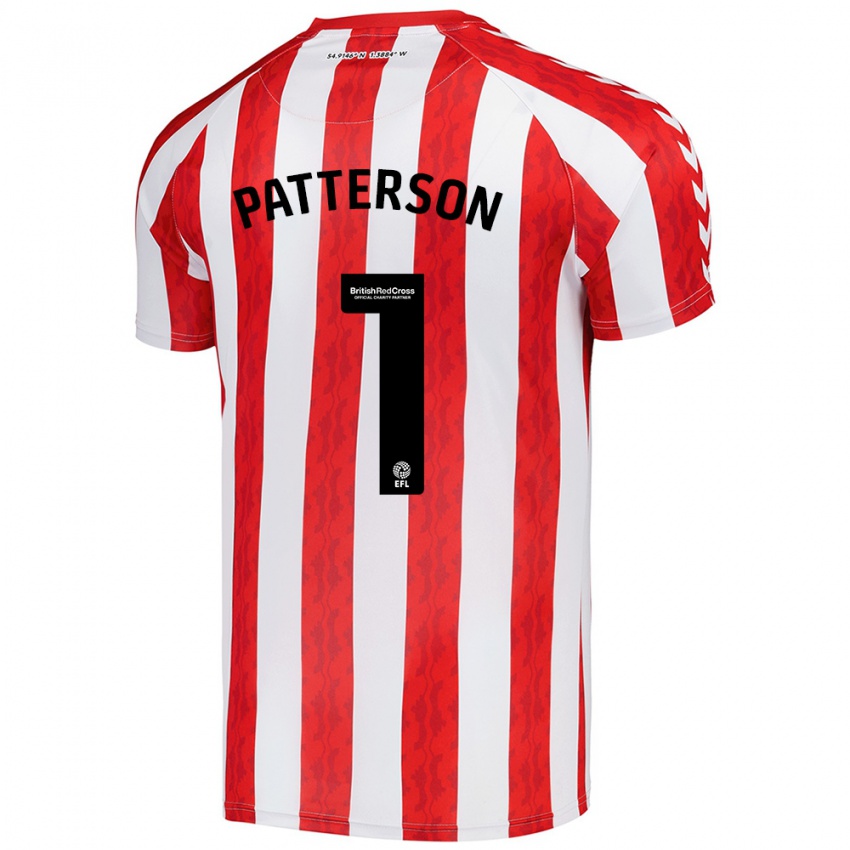 Kinderen Anthony Patterson #1 Rood Wit Thuisshirt Thuistenue 2024/25 T-Shirt