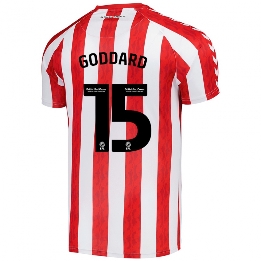 Kinderen Amy Goddard #15 Rood Wit Thuisshirt Thuistenue 2024/25 T-Shirt