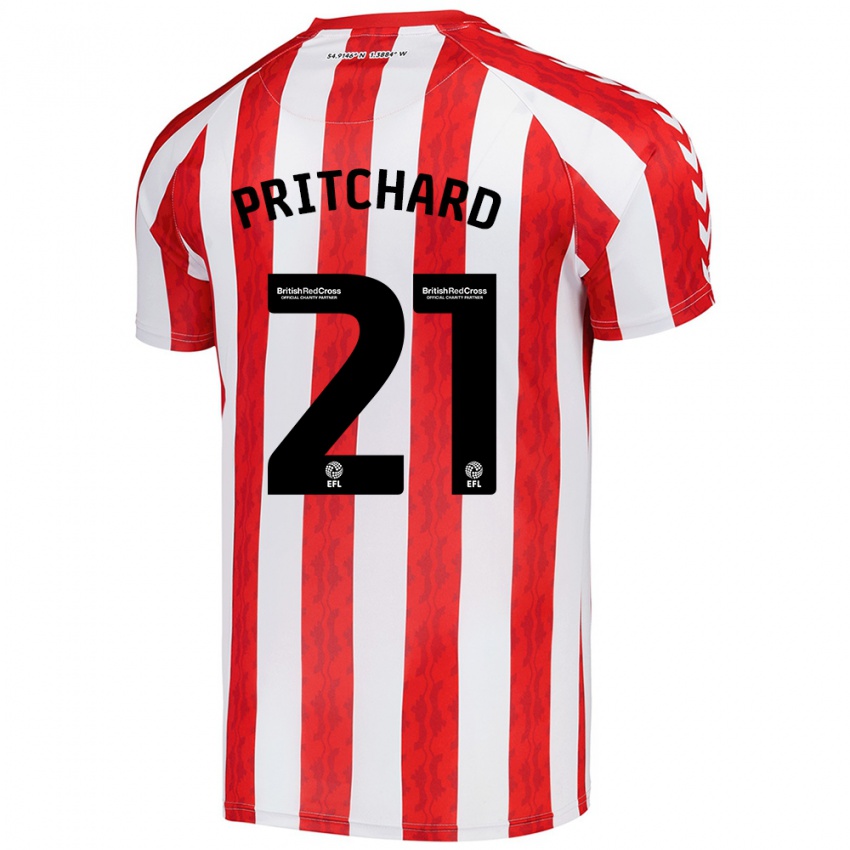 Kinderen Alex Pritchard #21 Rood Wit Thuisshirt Thuistenue 2024/25 T-Shirt