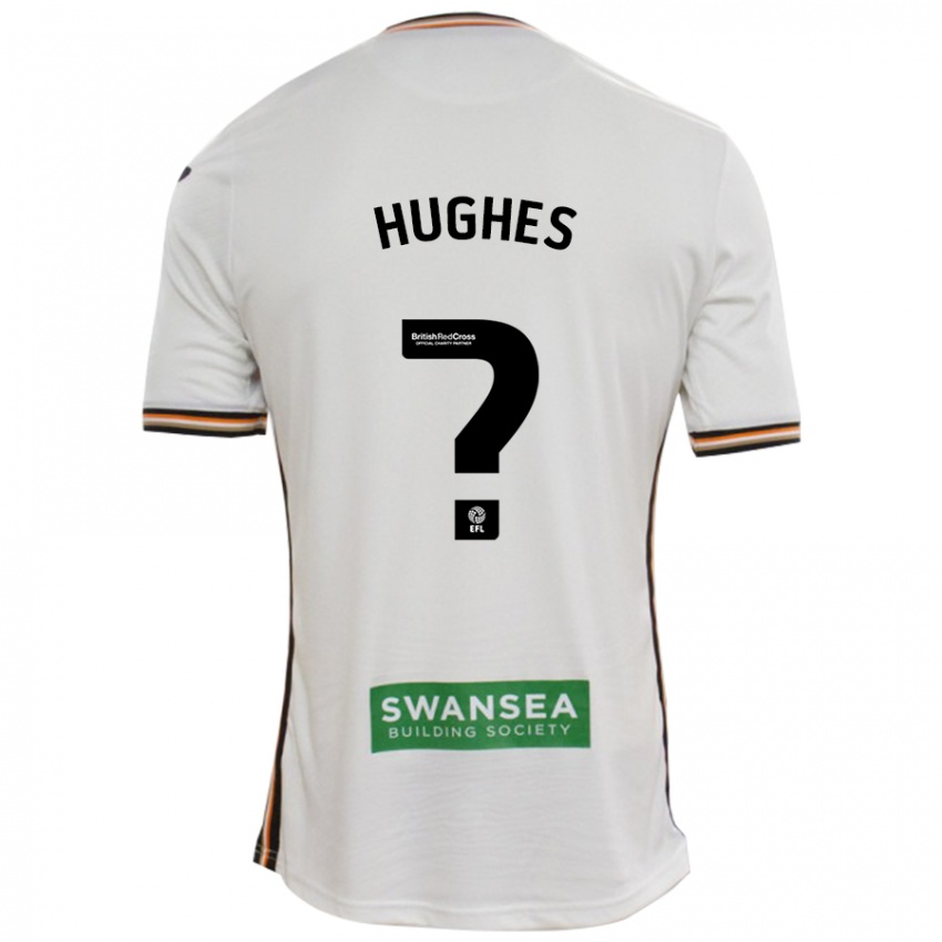 Kinderen Ben Hughes #0 Wit Thuisshirt Thuistenue 2024/25 T-Shirt