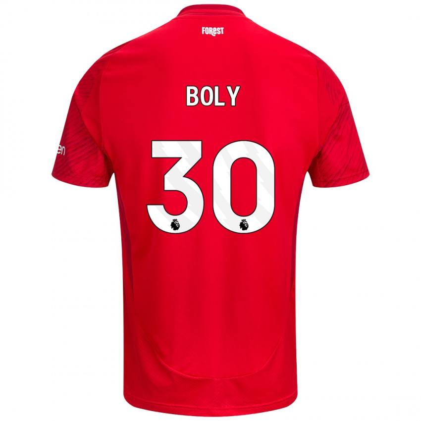 Kinderen Willy Boly #30 Rood Wit Thuisshirt Thuistenue 2024/25 T-Shirt