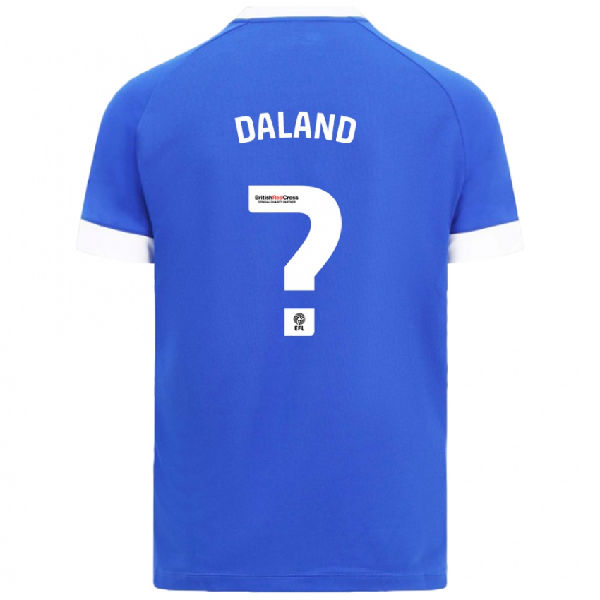 Kinderen Jesper Daland #0 Hemelsblauw Thuisshirt Thuistenue 2024/25 T-Shirt