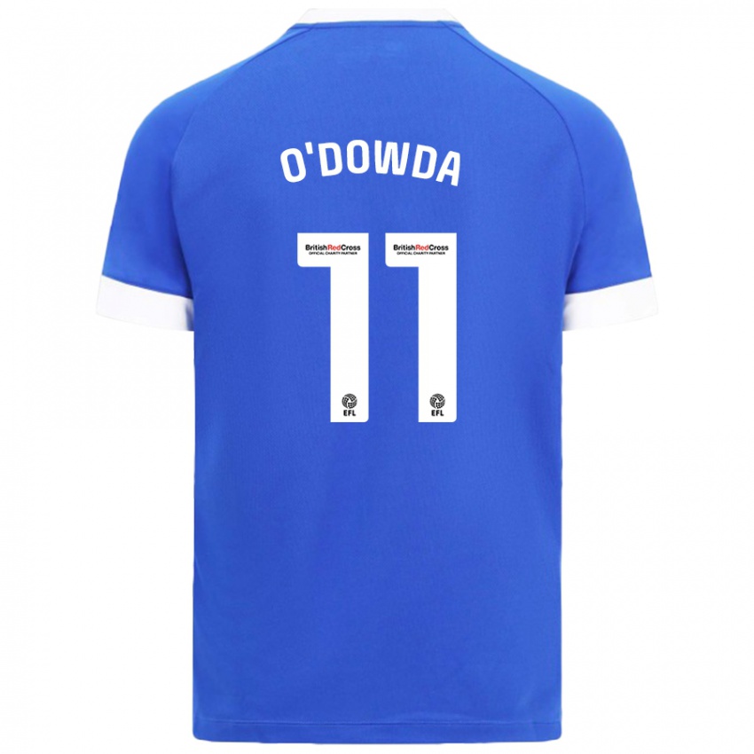 Kinderen Callum O'dowda #11 Hemelsblauw Thuisshirt Thuistenue 2024/25 T-Shirt