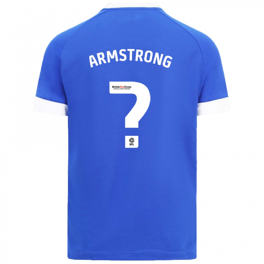 Kinderen Luke Armstrong #0 Hemelsblauw Thuisshirt Thuistenue 2024/25 T-Shirt