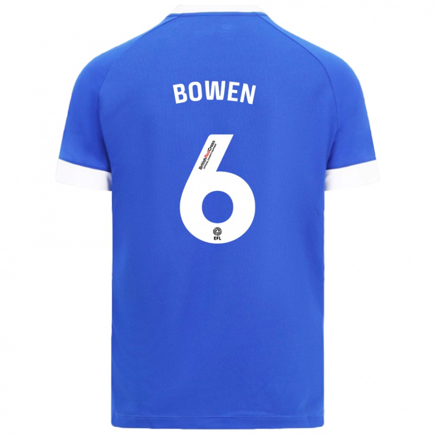 Kinderen Megan Bowen #6 Hemelsblauw Thuisshirt Thuistenue 2024/25 T-Shirt