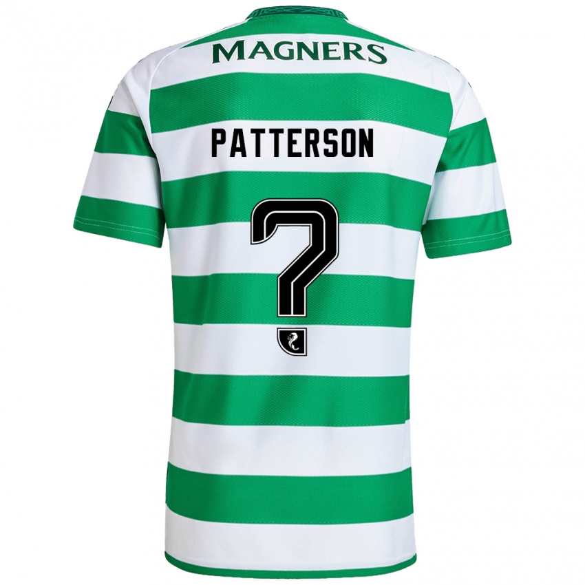 Kinderen Cameron Patterson #0 Groen Wit Thuisshirt Thuistenue 2024/25 T-Shirt