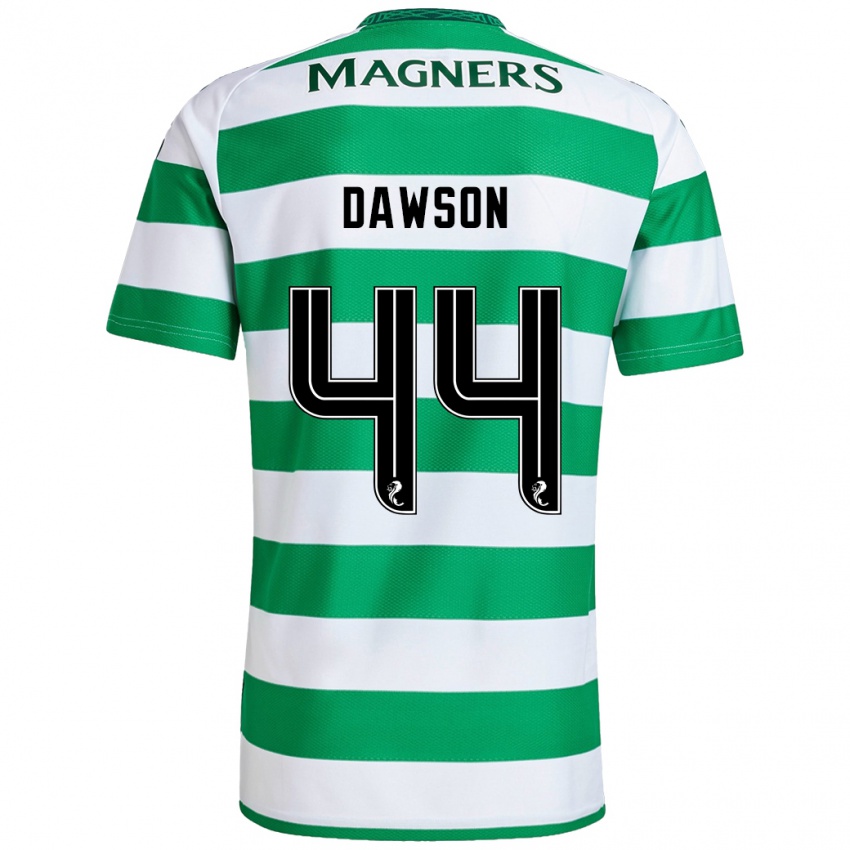 Kinderen Joey Dawson #44 Groen Wit Thuisshirt Thuistenue 2024/25 T-Shirt