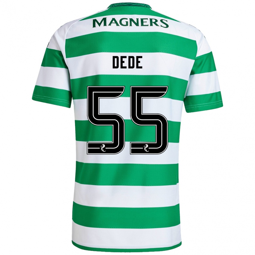 Kinderen Josh Dede #55 Groen Wit Thuisshirt Thuistenue 2024/25 T-Shirt