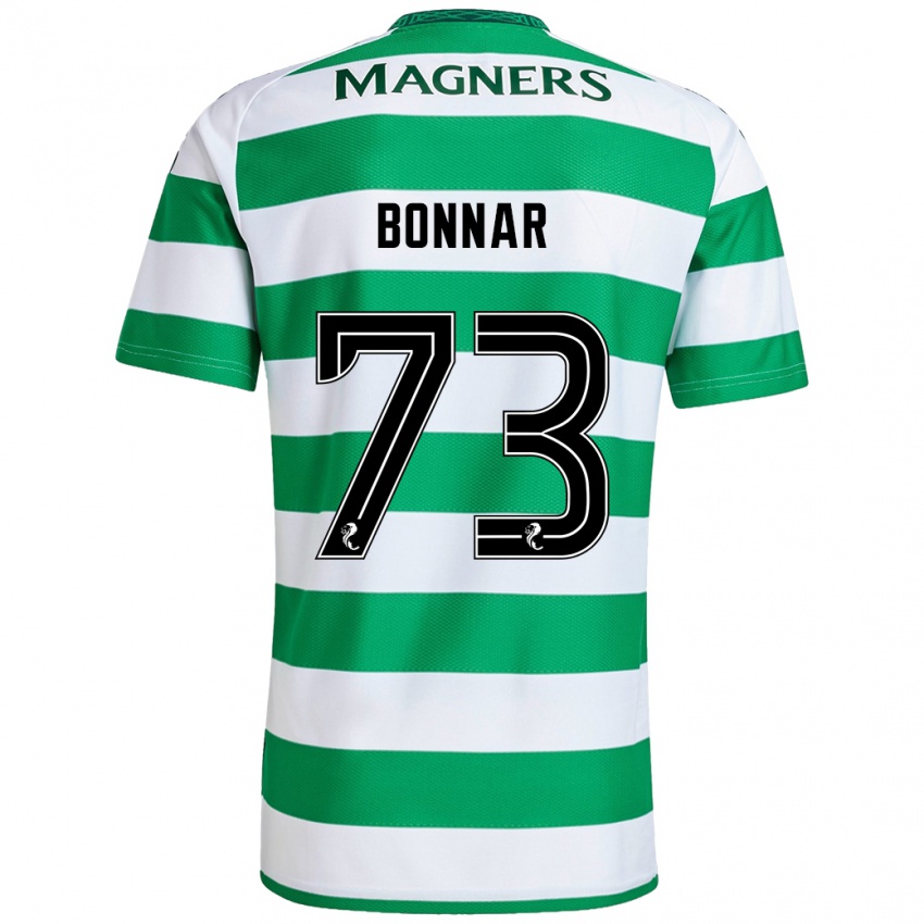 Kinderen Jude Bonnar #73 Groen Wit Thuisshirt Thuistenue 2024/25 T-Shirt